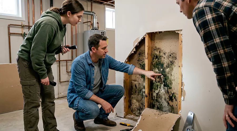 How to Tell if Mold Is Growing Behind Walls