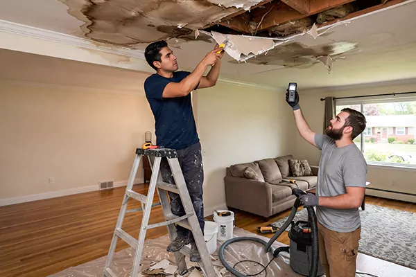 Ceiling Water Damage Restoration Lake Forest