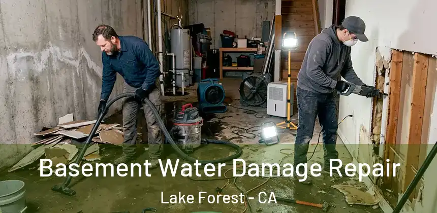  Basement Water Damage Repair Lake Forest - CA