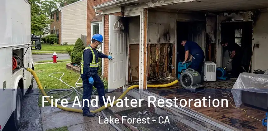 Fire And Water Restoration Lake Forest - CA