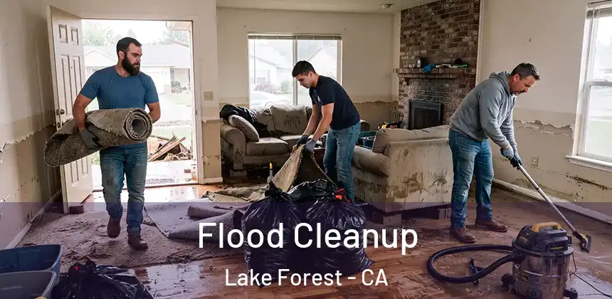 Flood Cleanup Lake Forest - CA