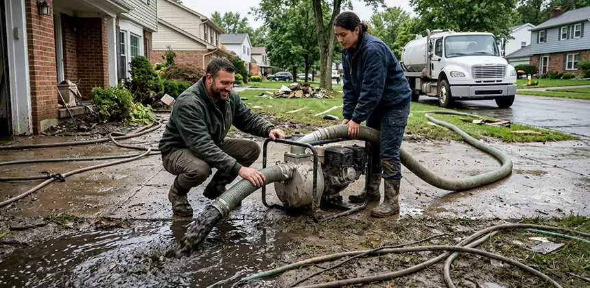 Sewage and Flood Water Removal in Lake Forest