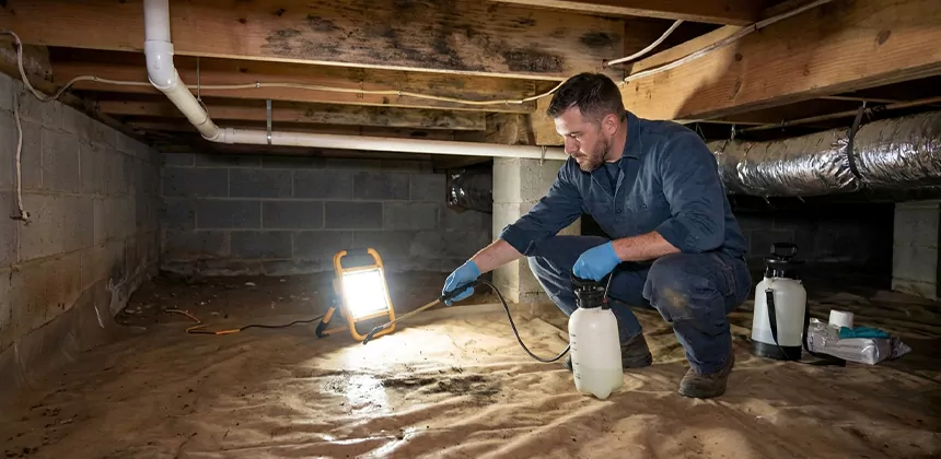 Crawl Space Mold Treatment in Lake Forest