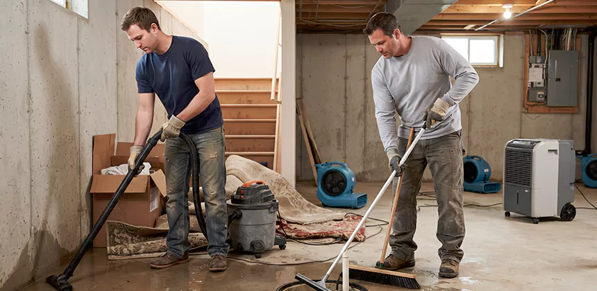 Basement Flood Water Removal in Lake Forest