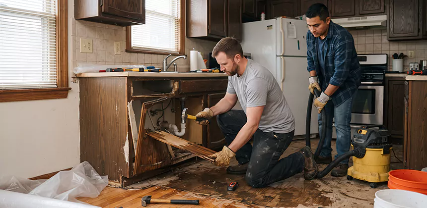 Repairing Water Damaged MDF Cabinets in Lake Forest