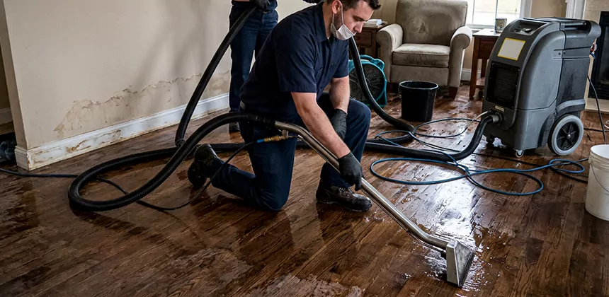Hardwood Floor Water Extraction in Lake Forest