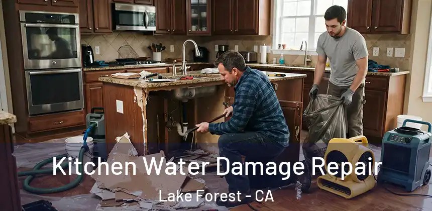  Kitchen Water Damage Repair Lake Forest - CA
